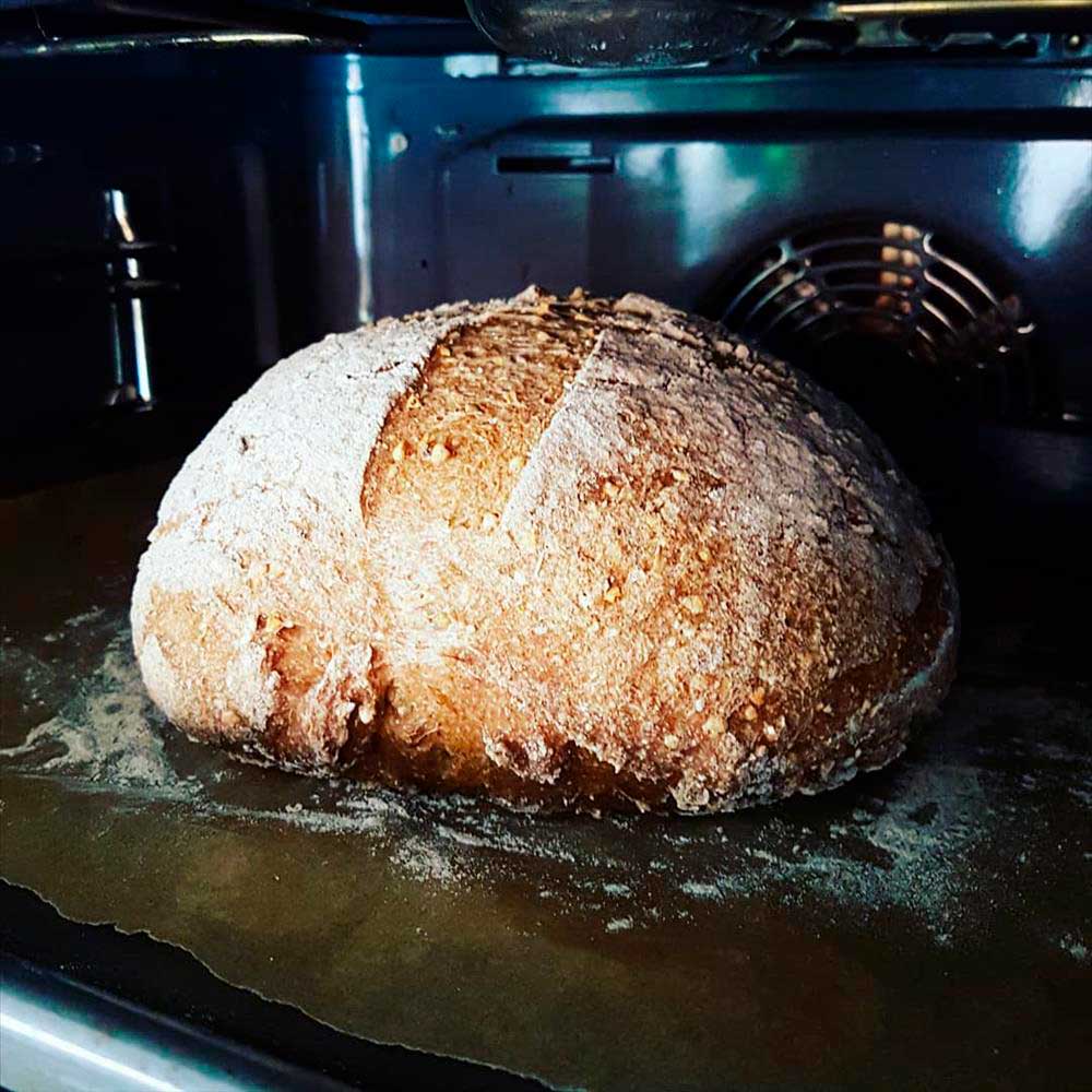 Pan de trigo sarraceno fermentado