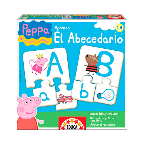 Puzzle abecedario Peppa Pig