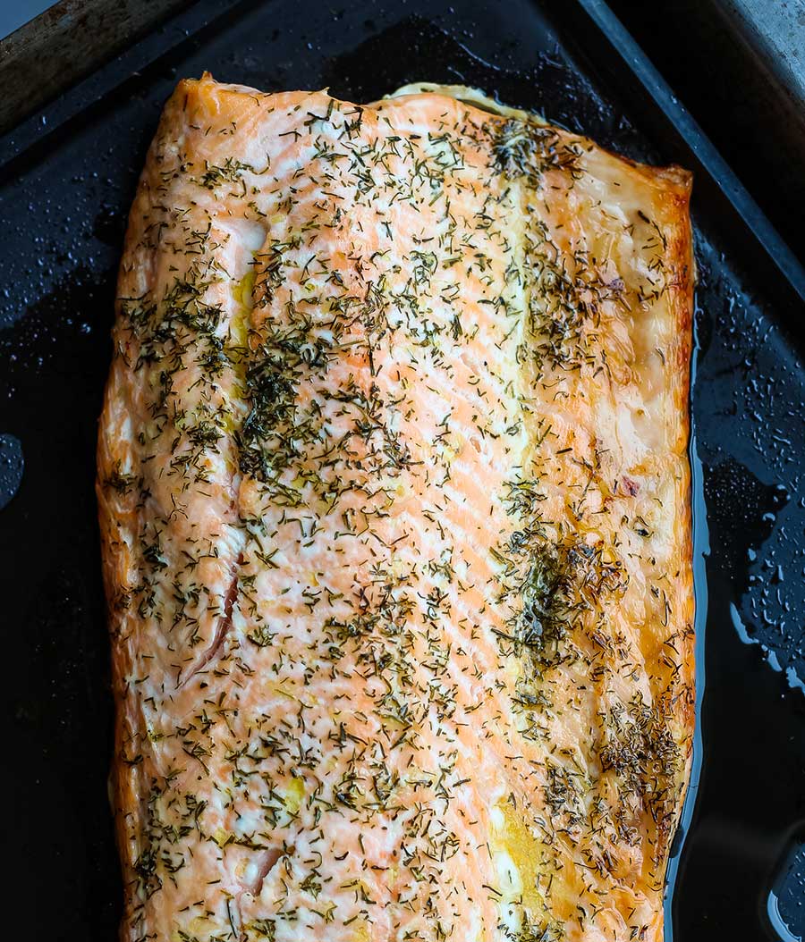 Salmón al horno