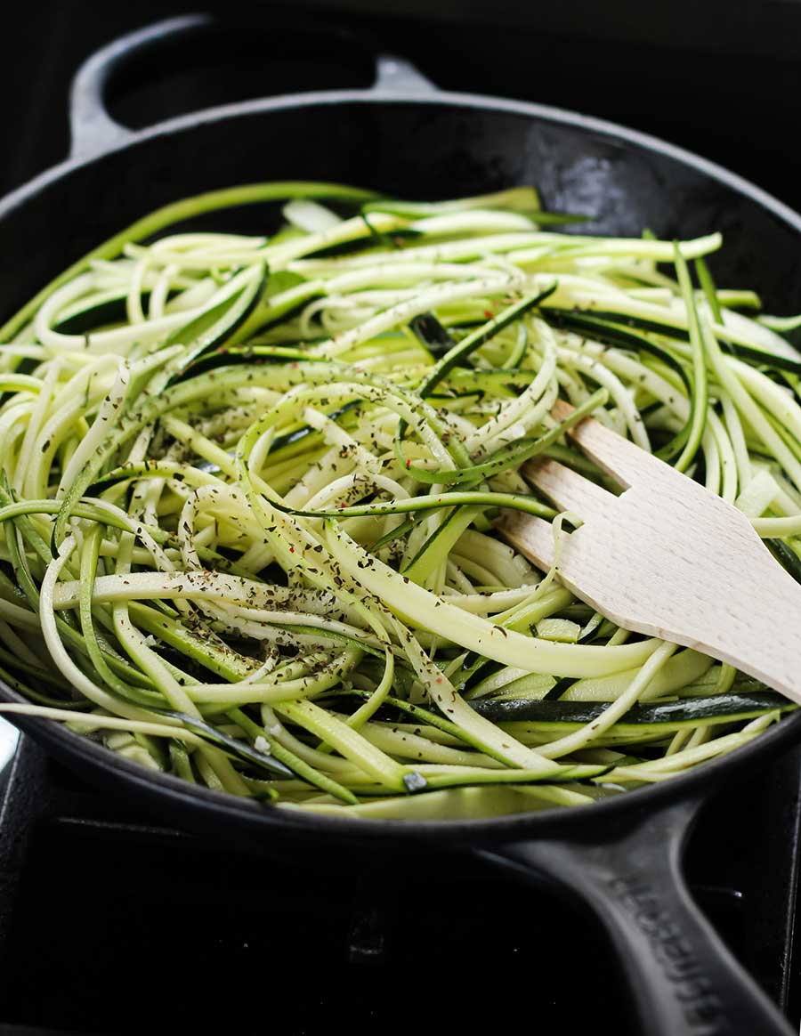 Top 48+ imagen receta espaguetis con calabacin