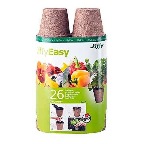 Macetas de fibra para plantel